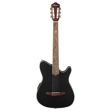 Imagem de Violão Ibanez Eletroacústico Tim Henson Nylon TOD10N Transparent Black