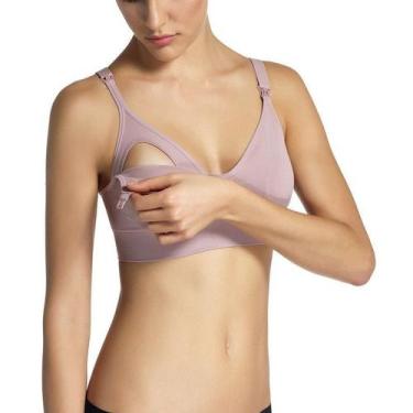 Imagem de Sutiã amamentação sem bojo flexível lingerie mamãe gestante Lupo, G, R