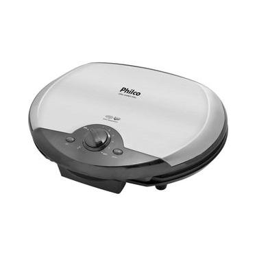 Imagem de Grill e Sanduicheira Philco Jumbo Steel Família Antiaderente com Bandeja Coletora 1500W Preto 110V