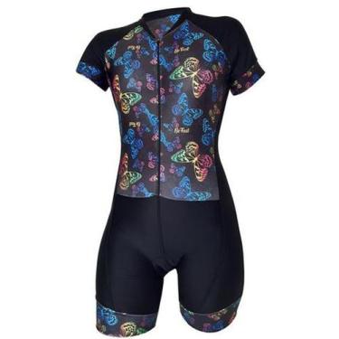 Imagem de macaquinho de ciclismo feminino befast borboleta tamanho M
