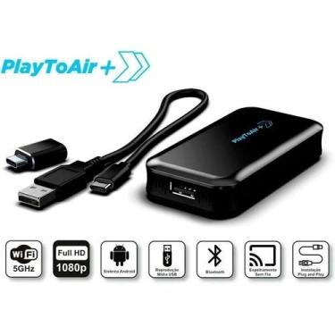 Imagem de Espelhamento de Smartphone Sem Fio e Media Player Faaftech PlayToAir+