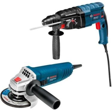 Imagem de Kit Bosch Martelete GBH 2-24 D + Esmerilhadeira GWS850 220V - Bosch Pr