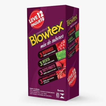 Imagem de Preservativos Blowtex Mix Sabores Leve - 12 Unidades (Pague 10)