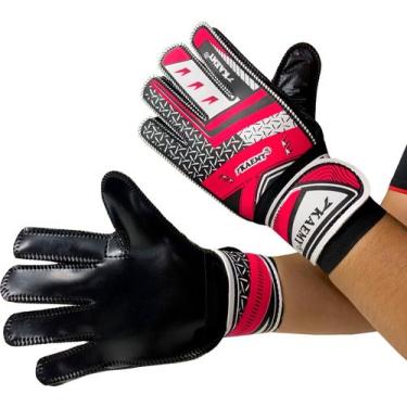 Imagem de Luva Goleiro Campo Treino Infantil Par Kaemy-K111, Rosa, G