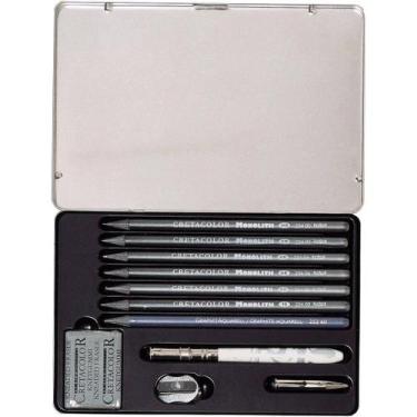 Imagem de Kit Cretacolor Monolith Graphite c/ 11