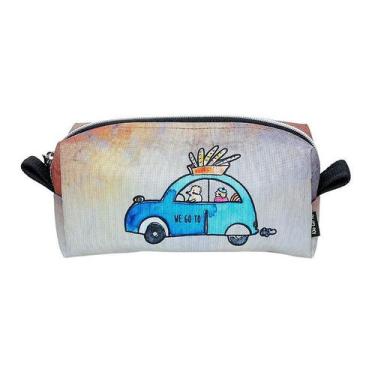 Imagem de Nécessaire Box Coleção Aquarela, Paris People's Car - We Go To, M