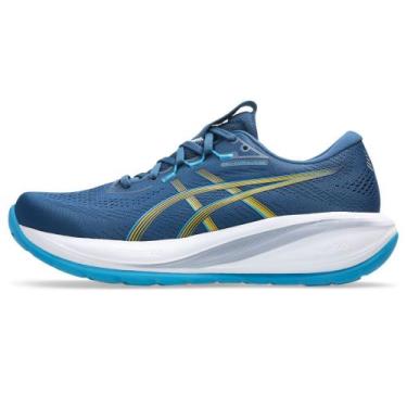 Imagem de Tênis ASICS GEL-Cumulus 28 - Masculino - Azul/Laranja, 43