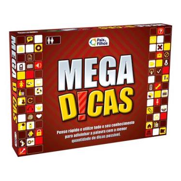 Imagem de Jogo de Conhecimento Adivinhação Mega Dicas Infantil +8 Anos Pais e Fi