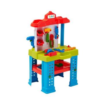 Imagem de Bancada De Trabalho Infantil, Com Diversas Ferramentas, Oficina Mecâni