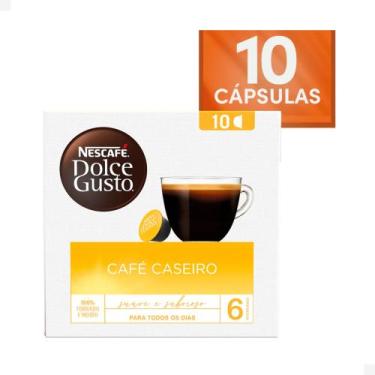 Imagem de Caixa Nescafé Dolce Gusto 10 Cápsulas, Café Caseiro