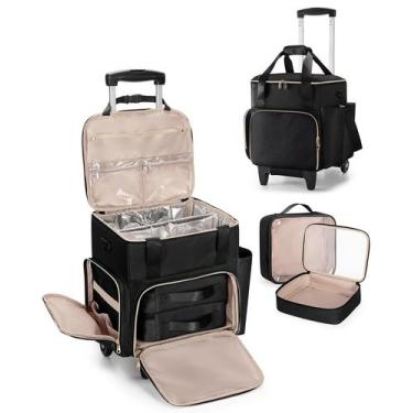 Imagem de Bolsa de viagem com rodinhas para cabeleireiro Prokva com isolamento t