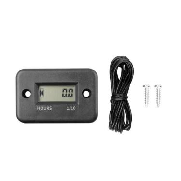 Imagem de Medidor Digital De Horas LCD À Prova d'Água Para Motocicletas E Barcos