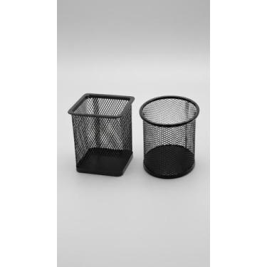 Imagem de Kit Porta Canetas e Trecos Aramados Preto 2 Unidades - Congratulations