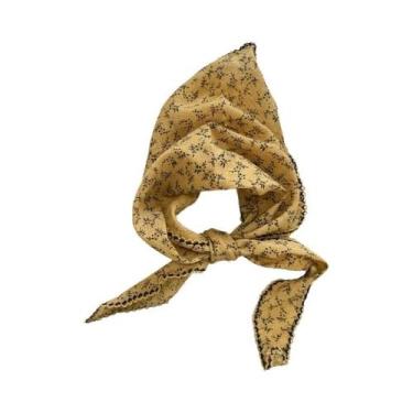 Imagem de Lenço De Pescoço Floral De Verão Para Mulheres, Xale Triangular, Banda