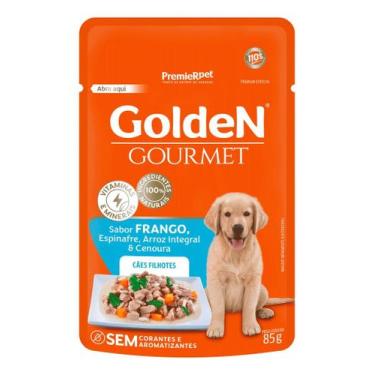 Imagem de Kit 10 und Golden Gourmet Cães Filhotes Frango 85g
