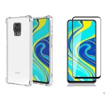 Imagem de kit Capinha, Película de Vidro 3D e Lente da Câmera Para Redmi Note 9S