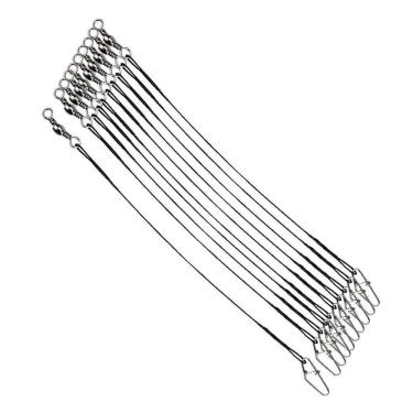 Imagem de Chicote Leader Castor Encastoado Empate N. 6 Marine Sports Black 30un