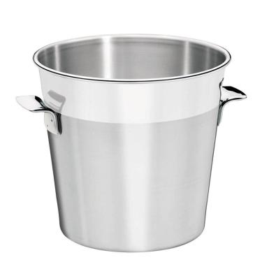 Imagem de Balde de Gelo Tramontina em Aço Inox Fosco com Borda em Brilho 14 cm 1,8 L Tramontina
