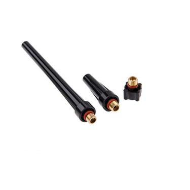 Imagem de Qiang Han 3 peças TIG soldagem longa/média/curta tampa traseira 57Y02 57Y03 57Y04 para acessórios de tocha de solda Tig WP-17/18/26 série