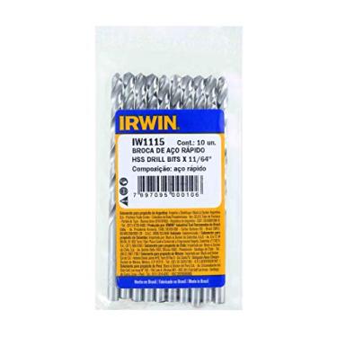 Imagem de IRWIN Broca Aço Rápido para Metal ANSI B 94 11M de 83mm x 11/64 Pol. (83mm x 4,3mm) IW1115