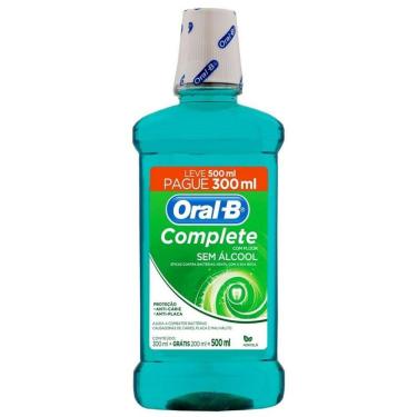 Imagem de Enxaguante Bucal Oral-B Hortelã Leve 500ml Pague 300ml