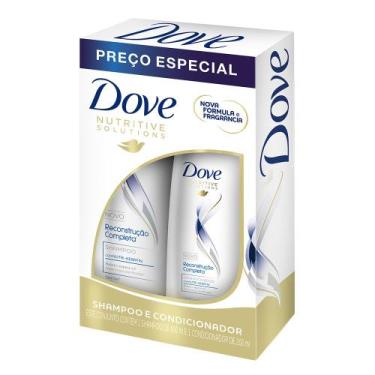 Imagem de Shampoo + Condicionador Dove Reconstrução Completa Para Cabelos Danifi
