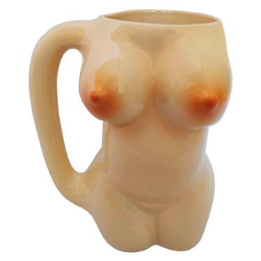 Imagem de Caneca Corpo Escultural De Mulher Nua Em Cerâmica Chopp Beer