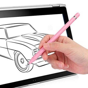 Imagem de Caneta de tela sensível ao toque Tablet Stylus Desenho Lápis Capacitivo Universal para Android/iOS Smart Phone Tablet Tela Universal Touch Pen Stylus Caneta(Pink)