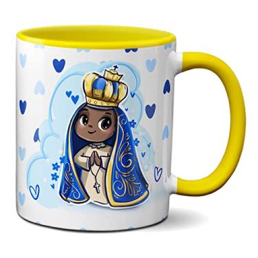 Imagem de Caneca Sou Devoto De Nossa Senhora Aparecida Presente (Amarela)