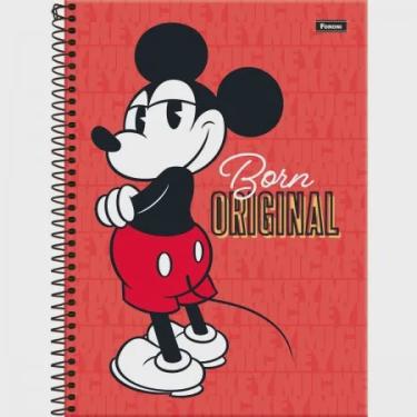 Imagem de Caderno Universitário Mickey Mouse 1 Matéria 80 Folhas Foroni