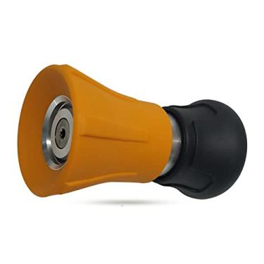 Imagem de Bocal de mangueira estilo bombeiro - bocal de pulverização de mangueira resistente, bocal de mangueira de jardim, bocal pulverizador de alta pressão para lavar seu carro ou água seu jardim - à prova de vazamento, mangueiras de jardim de ajuste universal
