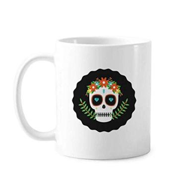 Imagem de Caneca Skulls Of The Mexico Day Of Dead cerâmica xícara de porcelana café louça