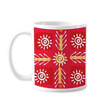 Imagem de Totems de trigo mexicano antigo civilização caneca cerâmica xícara de café porcelana louça