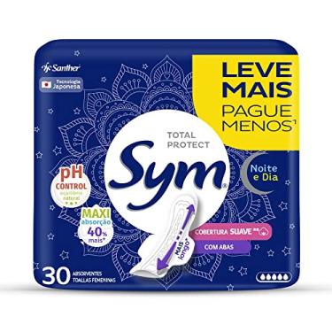 Imagem de Sym Absorvente Noite&Dia Cobertura Suave Com Abas Promocional 30 Unidades