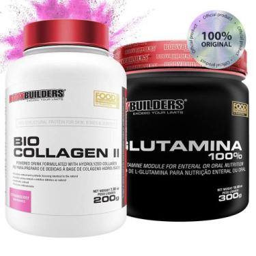 Imagem de Kit L-Glutamina 300G + Colágeno Bio Collagen 200G - Bodybuilders