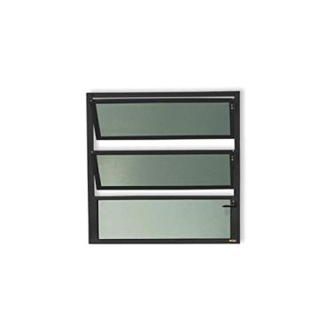 Imagem de Basculante Plus Vidro Boreal 60cm x 100cm Brimak Preto