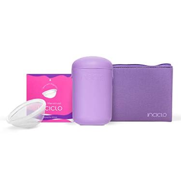 Imagem de Kit Disco Menstrual + Cápsula Esterilizadora + Necessaire Neoprene Inciclo (Lavanda)