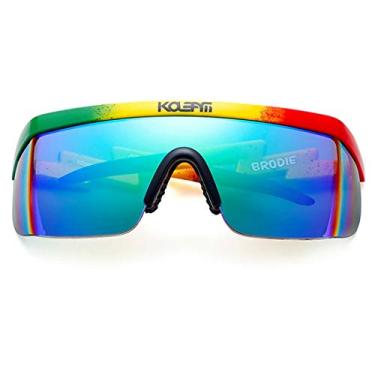 Imagem de Óculos de Sol Oversized Kdeam Leve Bloqueador de Vento Ciclismo Esporte Proteção Uv400 (C11)