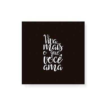 Imagem de Arte Maníacos Quadro Decorativo em Tela Canvas Viva Mais - 30x30cm