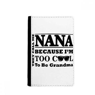 Imagem de Carteira porta-cartões com desenho animado para avó letras presente melhores votos porta-passaporte Notecase Burse