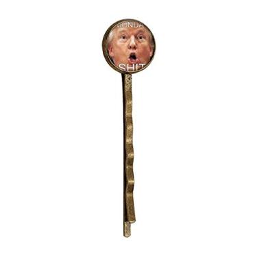 Imagem de American Great Funny Shit Monday Image Retro Metal Hair Bobby Pin Headwear