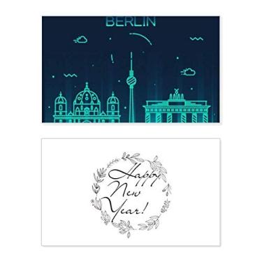Imagem de Alemanha Berlim Landmark Architecture New Year Festival Cartão de felicitações Bless Message Present