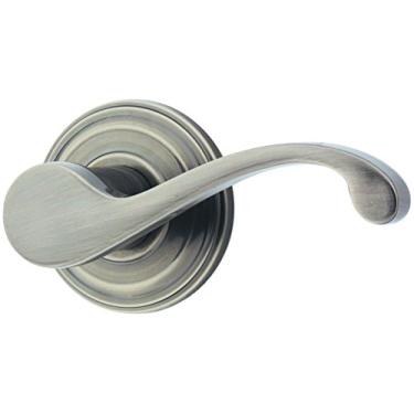 Imagem de Kwikset Alavanca de meia manequim destro da Commonwealth em níquel antigo