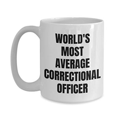 Imagem de Caneca de corretor – xícara de café – oficial correcional mais médio do mundo – Presentes corretivos