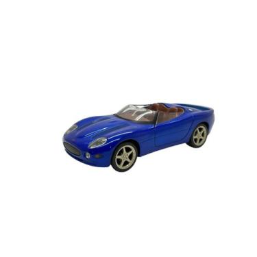 Imagem de Miniatura Jaguar Xk 180 Azul Metal Welly 1:24