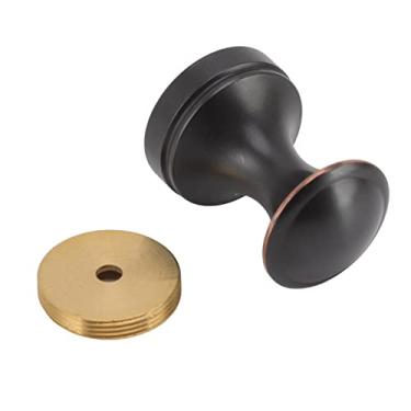 Imagem de YYQTGG Gancho para roupão, gancho de cobre simples, bonito, prático e amplo aplicabilidade para banheiros (preto)