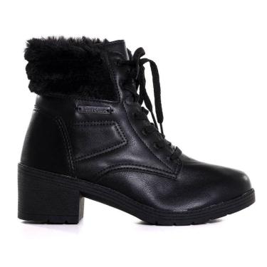 Imagem de Bota Infantil Pink Cats Saltinho Pelinho E Brilhos V3371