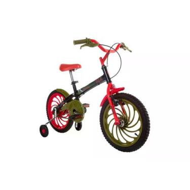 Imagem de Bicicleta Power Rex Aro 16 Menino Infantil Caloi Verde