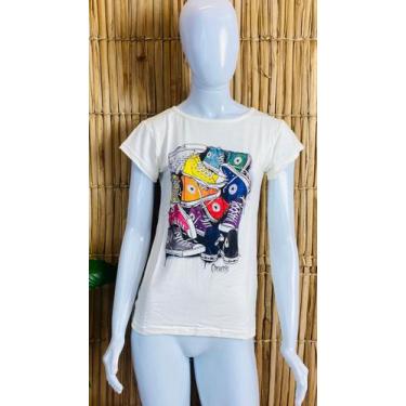 Imagem de Camiseta T-Shirts Gola Redonda Estampada Cte-01 - Atelier Patrícia Cav
