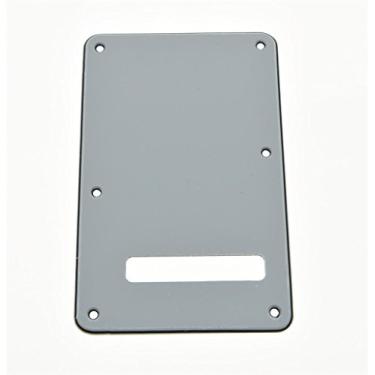 Imagem de KAISH ST/Strat Style Standard Guitar Back Plate ST Tremolo Trem Cover for Strat/Stratocaster Made in USA White 3 Ply